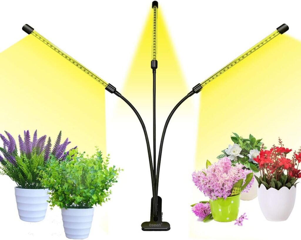 Plant Grow Light for Indoor Plants,Led Grow lamp (2 Head 2 Pack)