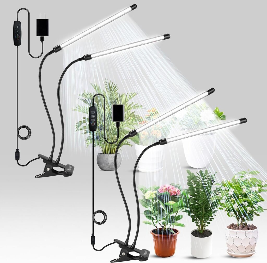 Plant Grow Light for Indoor Plants,Led Grow lamp (2 Head 2 Pack)